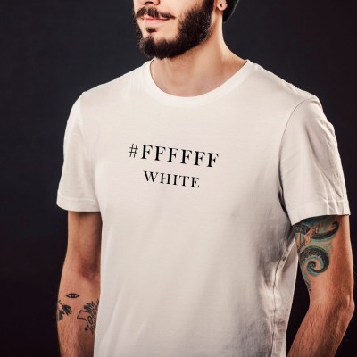 Футболка "#FFFFFF WHITE"