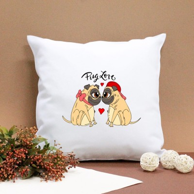 Подушка "Pug love"
